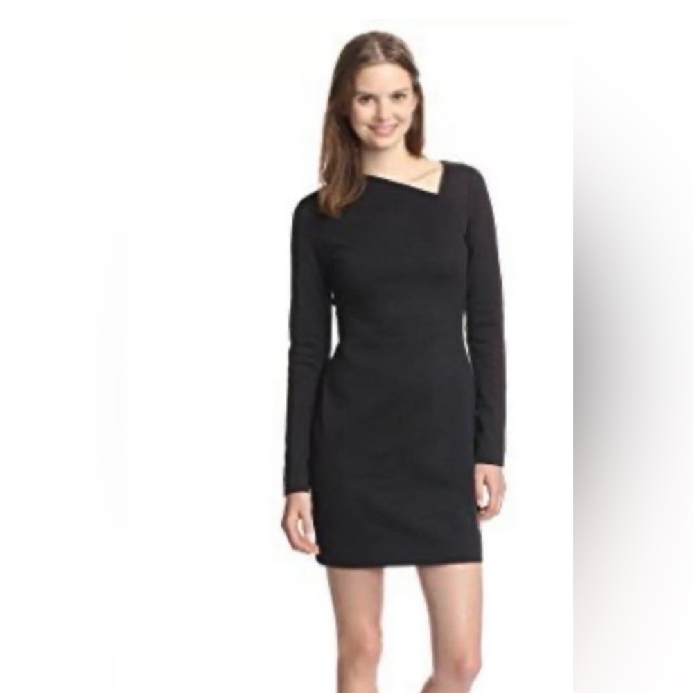 Kate Spade Saturday Slant Neck Casual Cotton Sheath Dress Size Medium